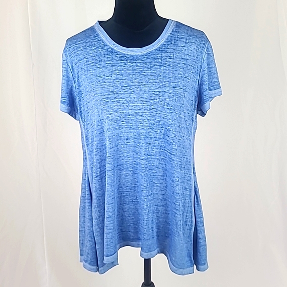 Style Co Womens Handkerchief Hem Tank Top Blue Size Medium main image 0